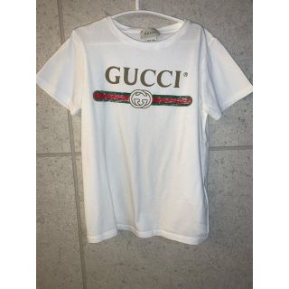 グッチ(Gucci)のGUCCI チルドレンズ　グッチ　キッズ　ロゴ　tシャツ 8ans(Tシャツ/カットソー)