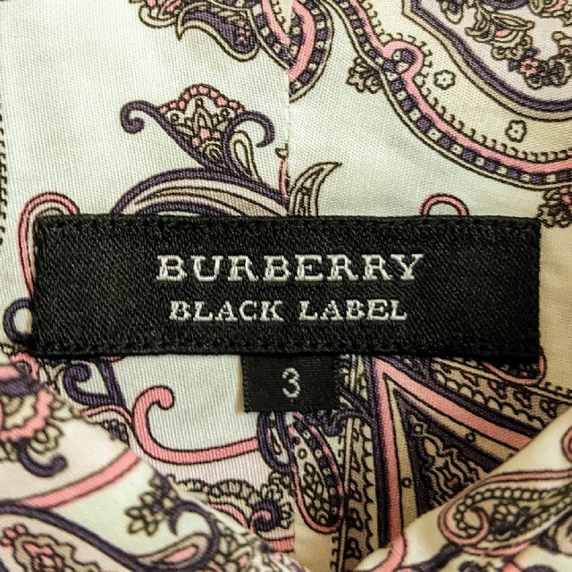 BURBERRY BLACK LABEL(バーバリーブラックレーベル)のBURBERRY BLACK LABEL ペイズリー 総柄 長袖シャツ メンズのトップス(シャツ)の商品写真