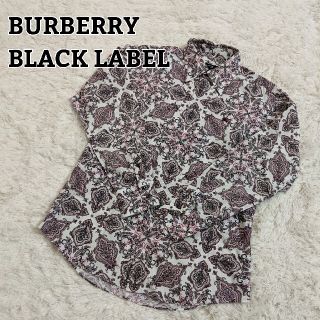 バーバリーブラックレーベル(BURBERRY BLACK LABEL)のBURBERRY BLACK LABEL ペイズリー 総柄 長袖シャツ(シャツ)