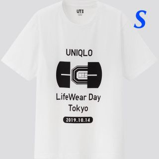 ユニクロ(UNIQLO)の【Ｓ】白　UNIQLO LifeWear Day Tokyo Ｔシャツ(Tシャツ/カットソー(半袖/袖なし))