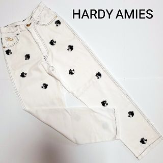 ハーディエイミス(HARDY AMIES)のHARDY AMIES/刺繍ホワイトデニムパンツ/サイズ62/ハーディエイミス(デニム/ジーンズ)