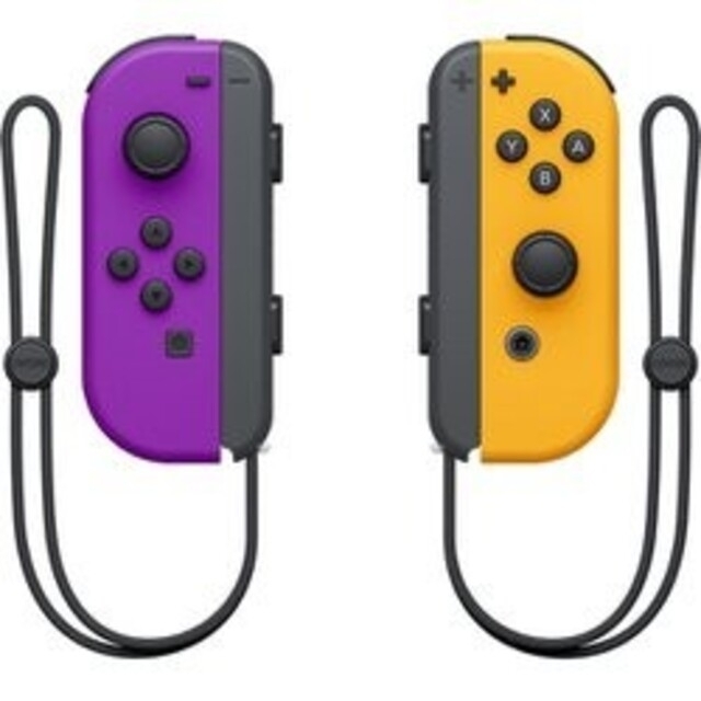 ★新品未使用★　ニンテンドースイッチ　ジョイコン　ネオンパープル　オレンジ エンタメ/ホビーのゲームソフト/ゲーム機本体(その他)の商品写真