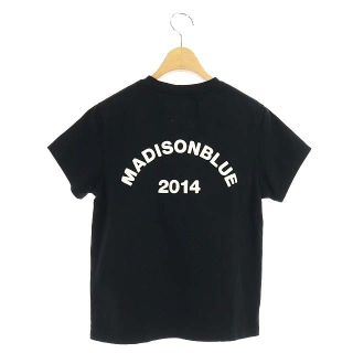 マディソンブルー(MADISONBLUE)のマディソンブルー バックロゴTシャツ カットソー 半袖 00 黒(Tシャツ(半袖/袖なし))