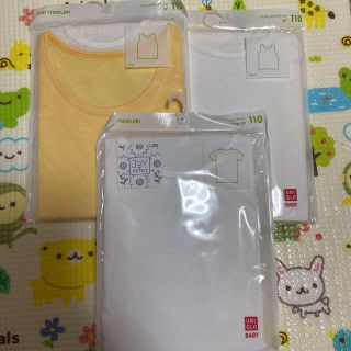 ユニクロ(UNIQLO)の【新品】ユニクロ コットンメッシュインナーT(半袖) 1枚 タンクトップ3枚(Tシャツ/カットソー)