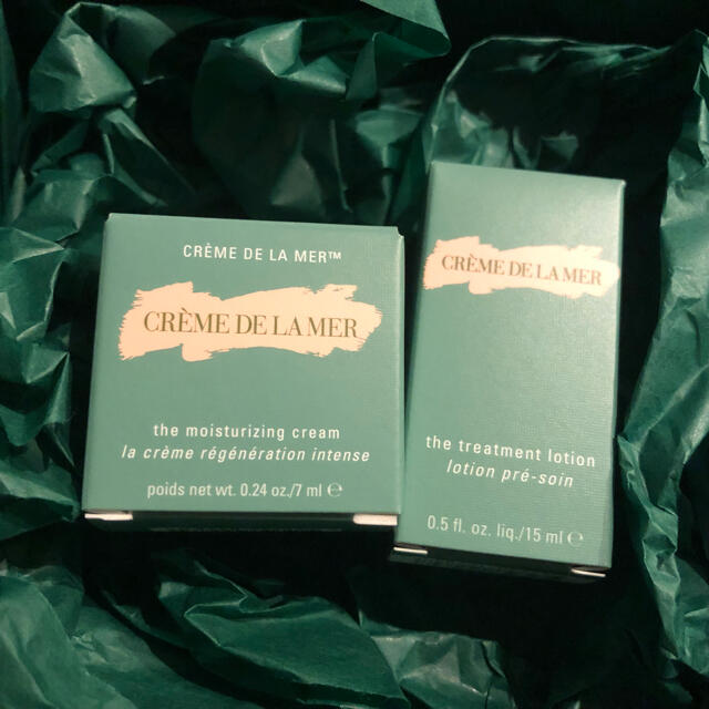 DE LA MER(ドゥラメール)の【化粧箱付き】【限定サイズ】ドゥ・ラ・メール　クリーム　化粧水 コスメ/美容のキット/セット(サンプル/トライアルキット)の商品写真