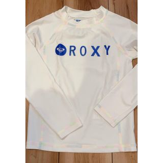 ロキシー(Roxy)のROXY ロキシー キッズ 110 ラッシュガード 白 長袖 サーフィン(サーフィン)