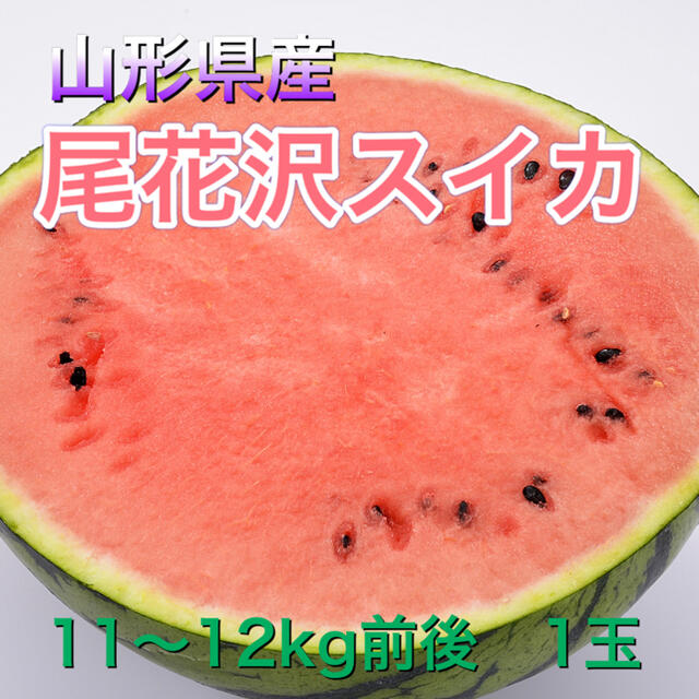 72701 尾花沢スイカ 大玉 11〜12kg 1玉 訳あり 西瓜 山形 食品/飲料/酒の食品(フルーツ)の商品写真