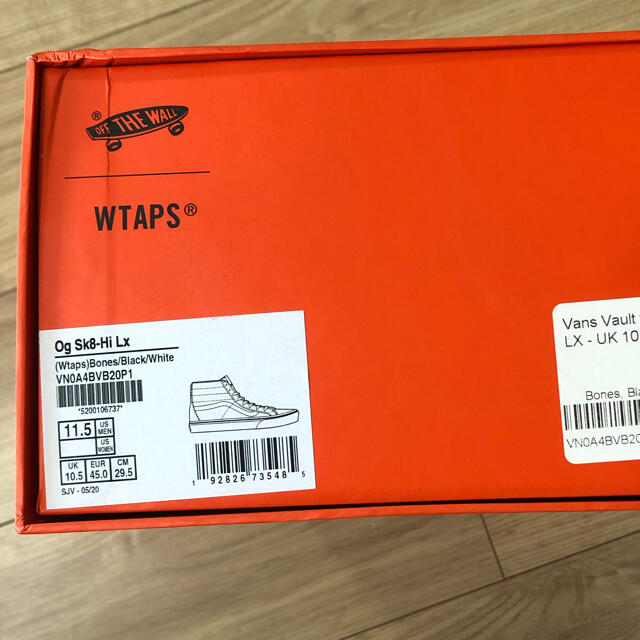 サイズ W)taps - 再値下げ Vans Vault x WTAPS Sk8-Hi LX 黒29.5㎝の通販 by マーチャンダイス's shop|ダブルタップスならラクマ ブランド