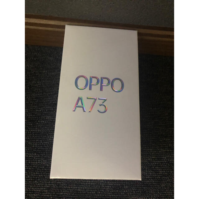 oppo A73 simフリー　新品　未開封　スマホ　ネイビーブルー