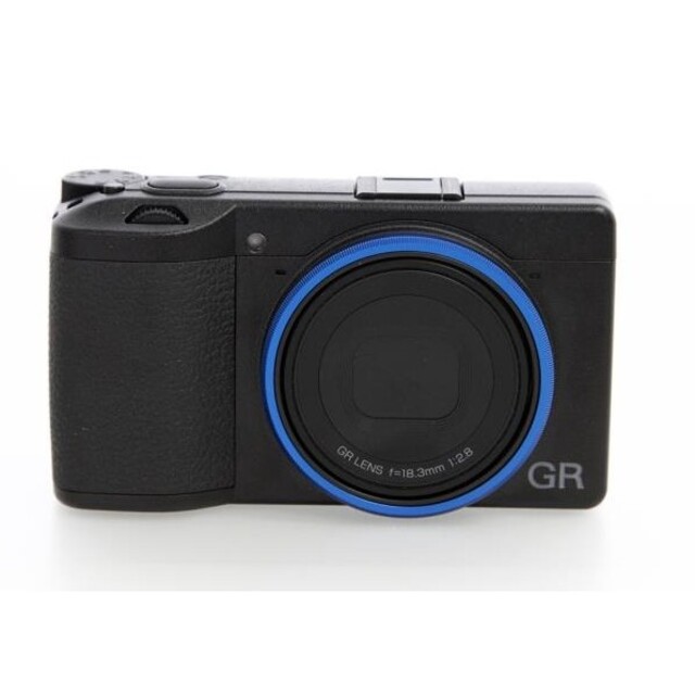 美品☆初回限定RICOH　GR3ブルーリングなしに変更カメラ☆GRiii