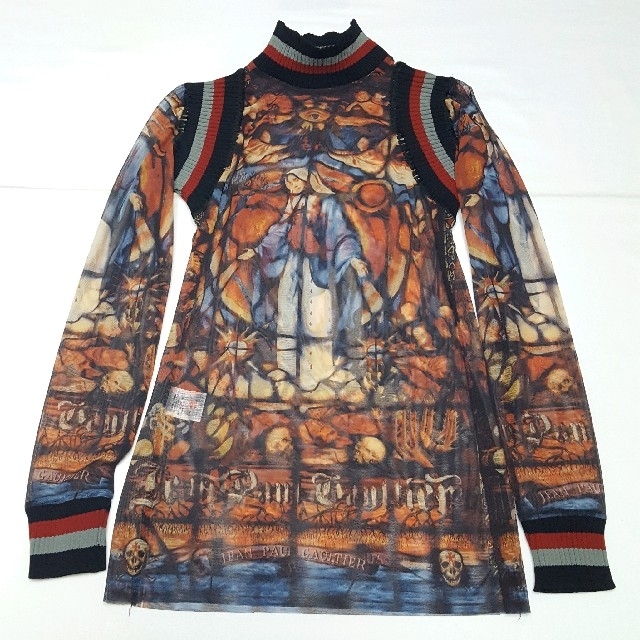 Jean-Paul GAULTIER(ジャンポールゴルチエ)の日本製 Jean Paul GAULTIER パワーネット ロンT カットソー レディースのトップス(カットソー(長袖/七分))の商品写真