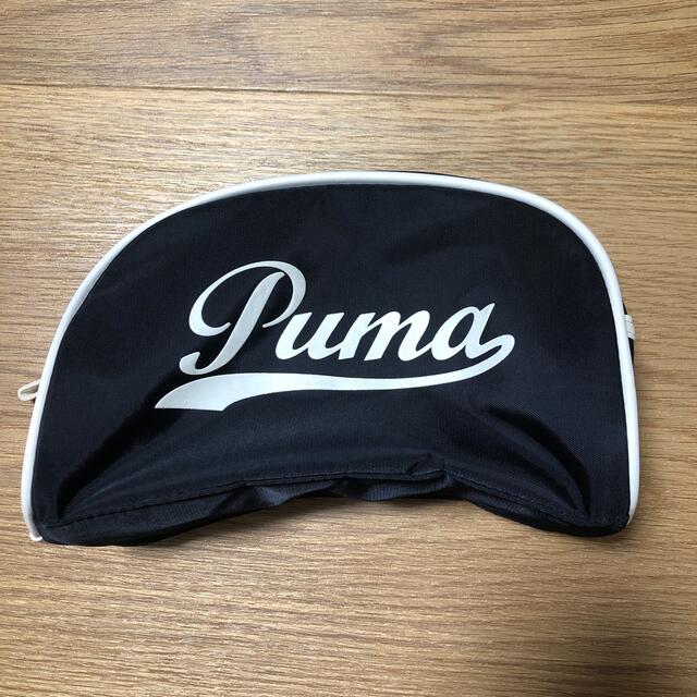 PUMA(プーマ)のPUMA プーマ　ポーチ　12×20㎝　　ブラック　目立った汚れなし レディースのファッション小物(ポーチ)の商品写真