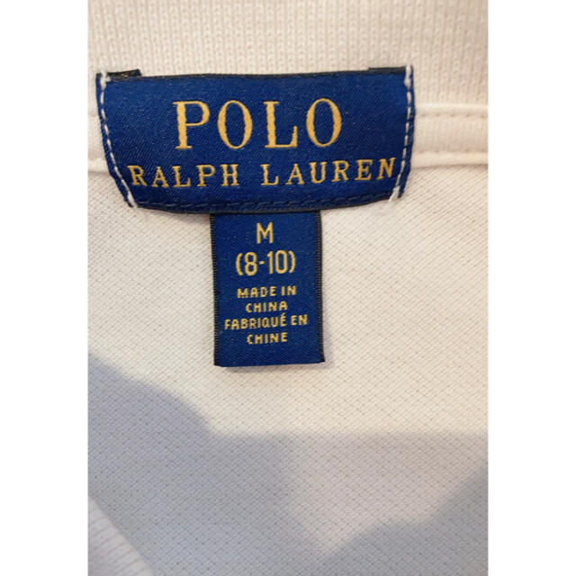 POLO RALPH LAUREN(ポロラルフローレン)のラルフローレン ワンピース 130 キッズ 8歳 10歳 白 パッチワーク キッズ/ベビー/マタニティのキッズ服女の子用(90cm~)(ワンピース)の商品写真