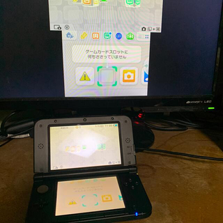ニンテンドー 3DS LL 本体 グレー 偽トロ キャプチャー(携帯用ゲーム機本体)