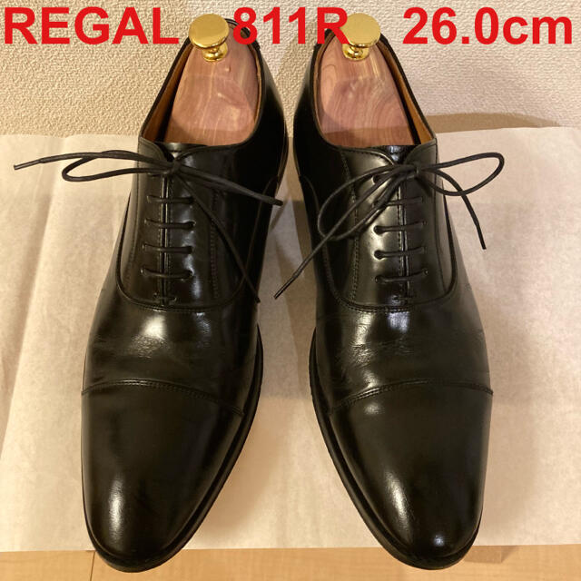 黒サイズREGAL　リーガル　811R　26.0cm　ストレートチップ　黒ブラック　美品