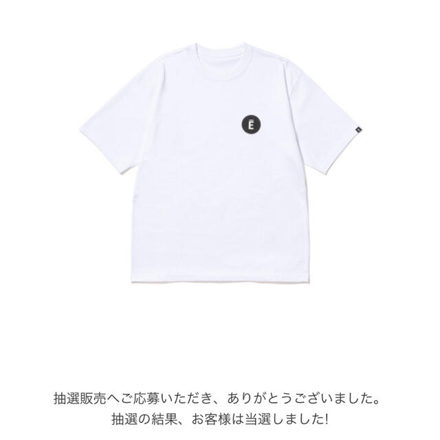 ennoy 白 ホワイト XL Tシャツ 新品 未使用 未着用