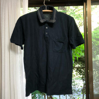 ランセル(LANCEL)の【LANCEL】ランセル ポロシャツ L ブラック MADE IN JAPAN(ポロシャツ)