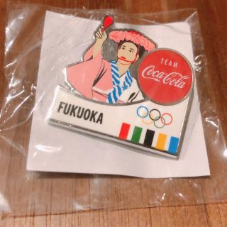 コカコーラ(コカ・コーラ)のコカコーラ オリンピックトウキョウ2020 非売品 ピンバッジ 福岡(ノベルティグッズ)