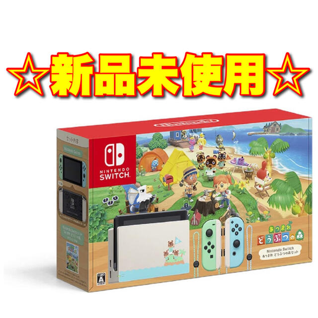 【新品】Nintendo Switch あつまれ どうぶつの森セット　本体