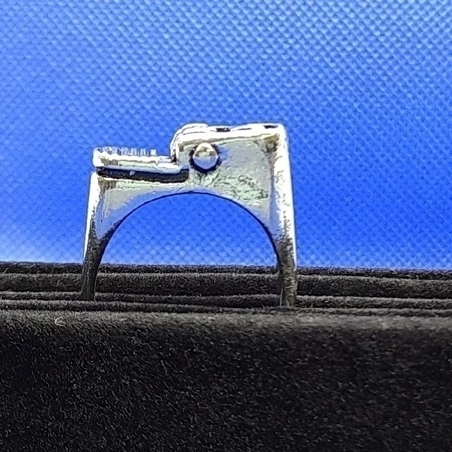 メカニカル　ゴシック　シルバーリング　ライターデザイン メンズのアクセサリー(リング(指輪))の商品写真