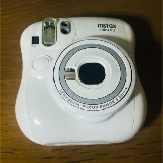 チェキ　instax mini25 ホワイト(フィルムカメラ)