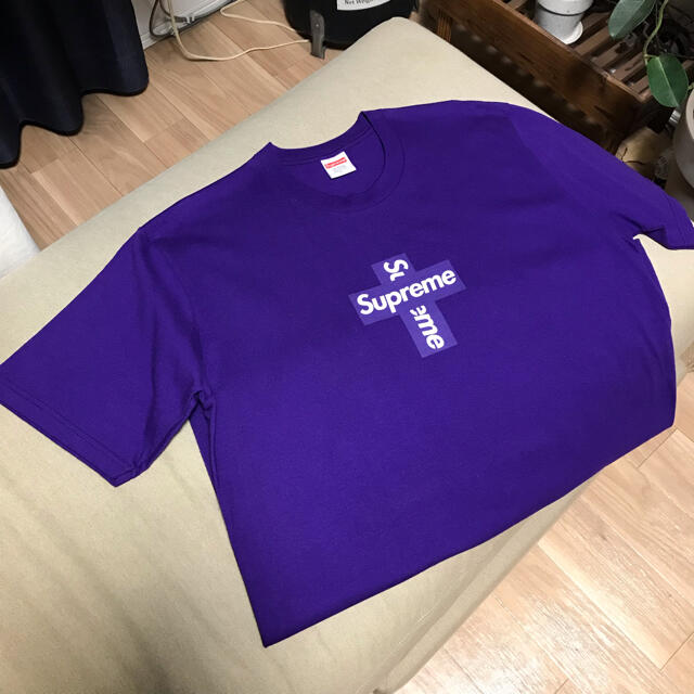 Supreme Cross Box Logo Tee Lネイバーフット