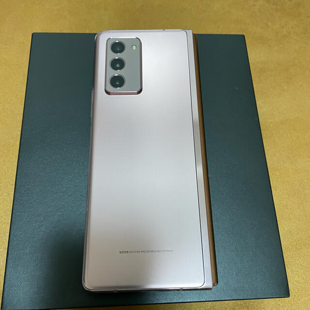 galaxy z fold2 ブロンズ　韓国版　極美品 5G 1