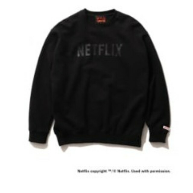 NETFLIX BEAMS CREW NECK SWEATSHIRT L