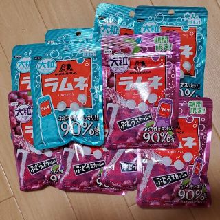 モリナガセイカ(森永製菓)の森永　大粒ラムネ菓子　ぶどうスカッシュラムネ　各５袋(菓子/デザート)