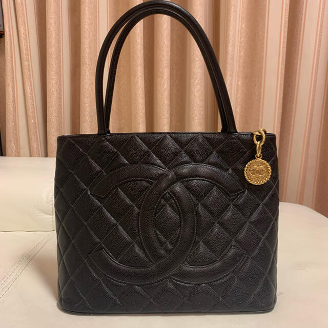 ビンテージCHANEL 復刻トート 復刻版 ココマーク マトラッセレディース