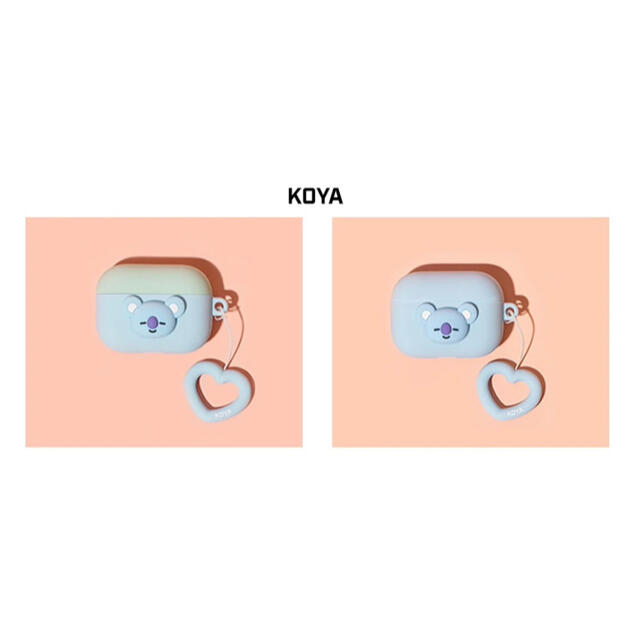 防弾少年団(BTS)(ボウダンショウネンダン)のBT21 BTS AirPods proケース KOYA ハートリング スマホ/家電/カメラのオーディオ機器(ヘッドフォン/イヤフォン)の商品写真