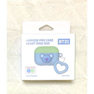 ボウダンショウネンダン(防弾少年団(BTS))のBT21 BTS AirPods proケース KOYA ハートリング(ヘッドフォン/イヤフォン)