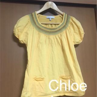 シーバイクロエ(SEE BY CHLOE)の【Chloe】ハイブランド！クロエ❤️イエロートップス Tシャツ❤(カットソー(半袖/袖なし))