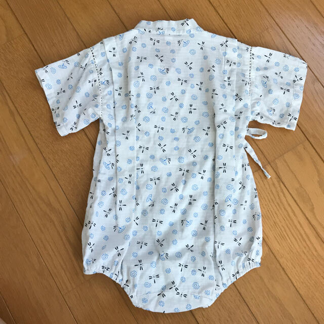 甚平　80cm とんぼ柄　トンボ キッズ/ベビー/マタニティのベビー服(~85cm)(甚平/浴衣)の商品写真