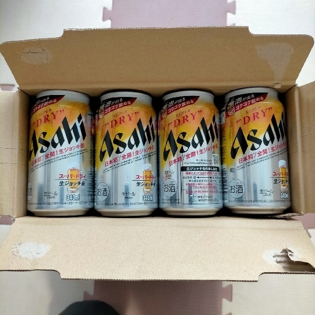 アサヒ(アサヒ)のAsahi 生ジョッキ缶 1ケース（24缶） 食品/飲料/酒の飲料(その他)の商品写真