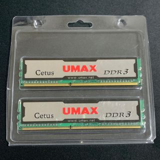 UMAX DDR3 4GBx2枚(8GB)(PCパーツ)