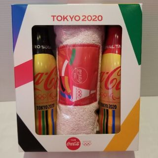 コカコーラ(コカ・コーラ)のコカ・コーラスリムボトル　東京2020オリンピック限定 マフラータオルセット(その他)