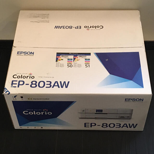 【新品未使用】EPSON カラリオ・プリンター　EP-803AW