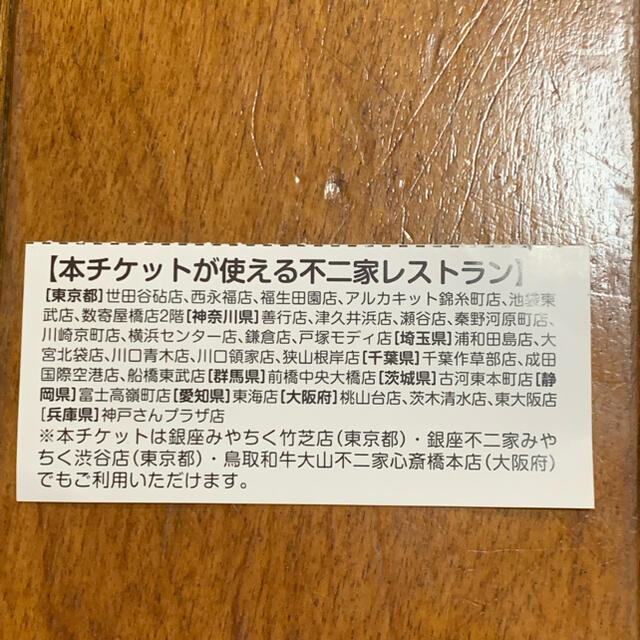 不二家20%割引き券 チケットの優待券/割引券(レストラン/食事券)の商品写真