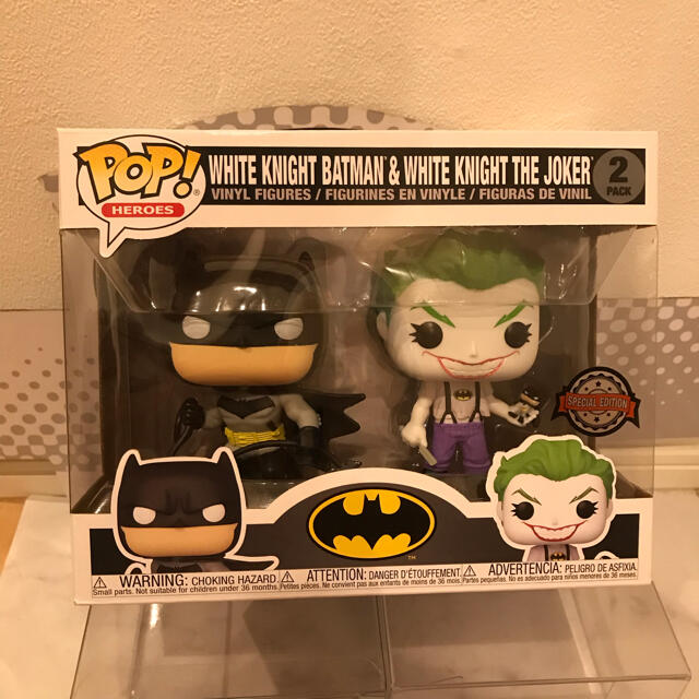 FUNKO POP!  ホワイトナイトバットマン　ホワイトナイトジョーカー