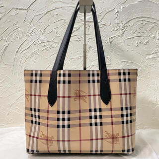 バーバリー(BURBERRY)の【美品】バーバリー リバーシブル トートバッグ ノバチェック 大容量(トートバッグ)