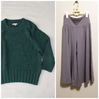 ギャップ(GAP)のあ 様 専用☆ニットとガウチョ(ニット/セーター)