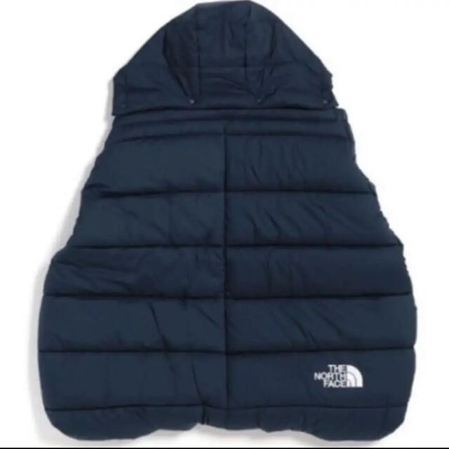 THE NORTH FACE(ザノースフェイス)のノースフェイス　ベビー　シェルブランケット　抱っこ紐カバー　ダウン キッズ/ベビー/マタニティの外出/移動用品(抱っこひも/おんぶひも)の商品写真