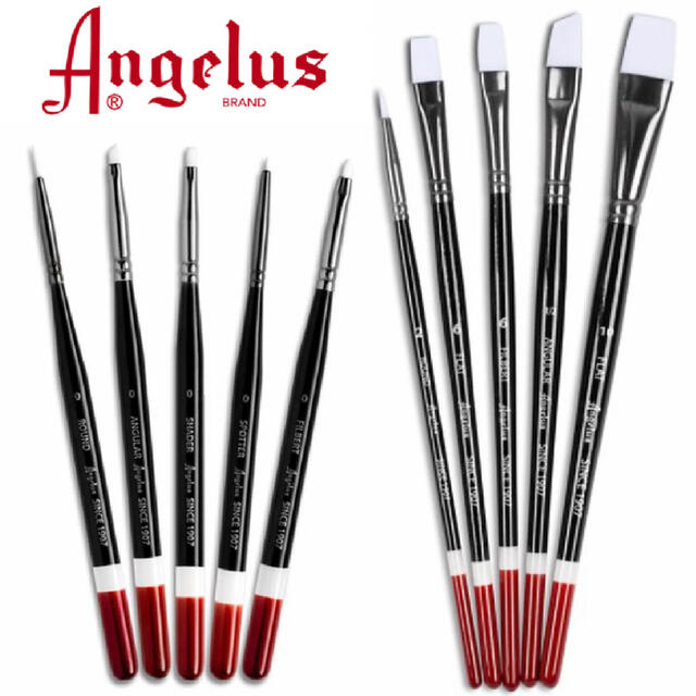 Angelus paint アンジェラスペイント　 ブラシ10本セット