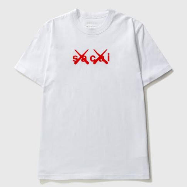 sacai x KAWS Flock Print T-Shirt サカイ カウズ