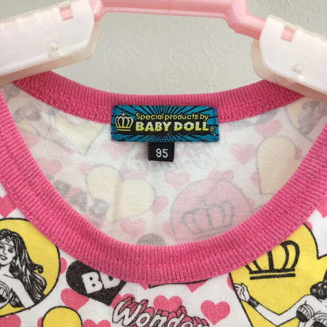 BABYDOLL(ベビードール)のフリフリTシャツ　ベビードール タンクトップ 95男の子にも 女の子にも キッズ/ベビー/マタニティのキッズ服女の子用(90cm~)(Tシャツ/カットソー)の商品写真