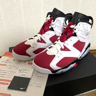 ナイキ(NIKE)のNIKE AIR JORDAN 6 27.5 ジョーダン6 カーマイン　2021(スニーカー)