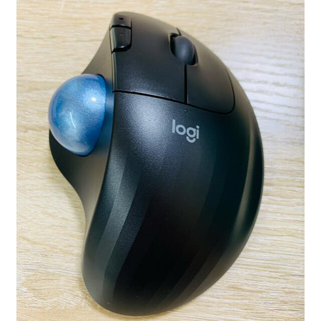 【中古】Logicool:ERGO M575S ワイヤレストラックボールマウス スマホ/家電/カメラのPC/タブレット(PC周辺機器)の商品写真