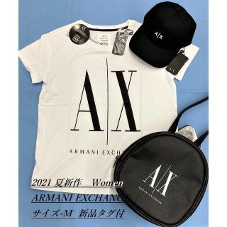 アルマーニエクスチェンジ(ARMANI EXCHANGE)のWomen大人気　A|X ロゴ　TシャツB　ｻｲｽﾞM　新品タグ付き　ギフトにも(Tシャツ(半袖/袖なし))