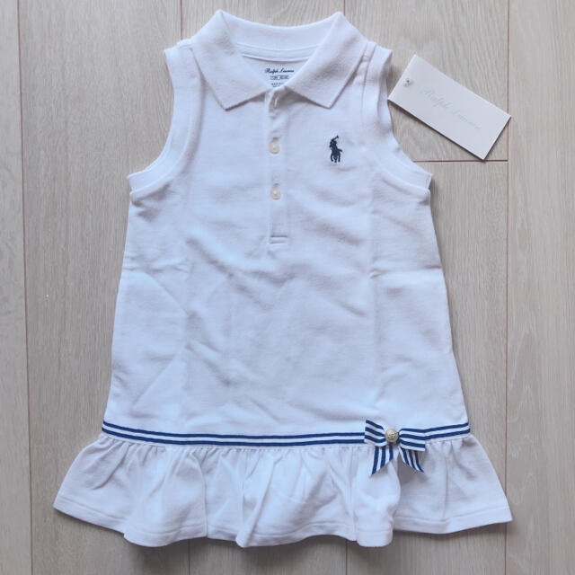 Ralph Lauren(ラルフローレン)の《新品》Ralph Lauren ﾗﾙﾌﾛｰﾚﾝ ワンピース　12M キッズ/ベビー/マタニティのベビー服(~85cm)(ワンピース)の商品写真